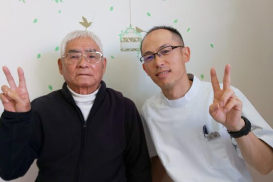 施術により腰痛がなくなって生活しやすくなった